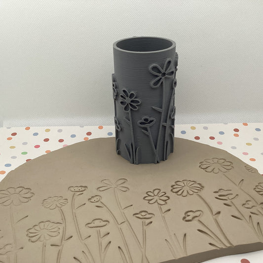 Roller 1 - Row of flowers