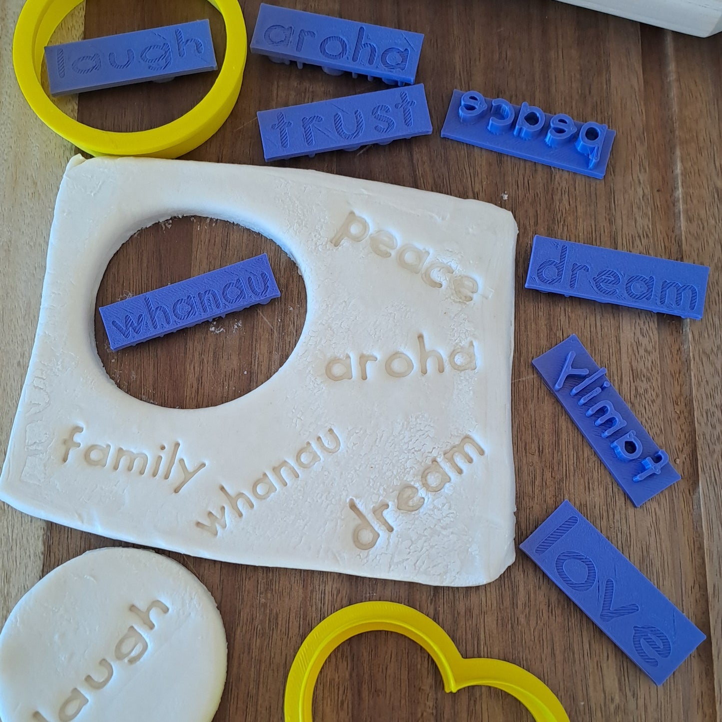 Word stamps - all lower case